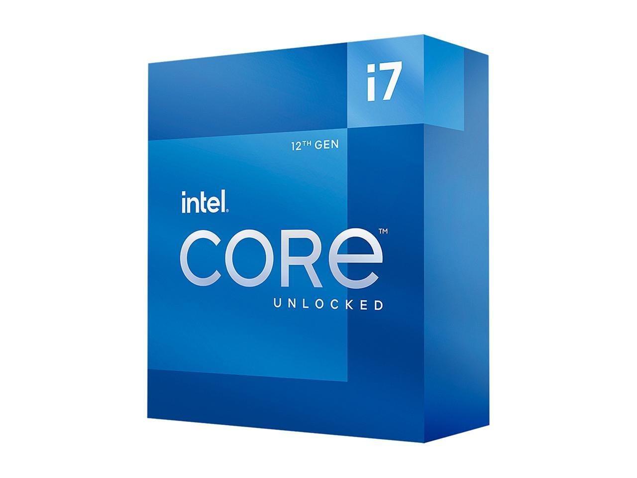 Intel Core i7-12700K CPU 12 (8P+4E) Cores up to 5.0 GHz Unlocked