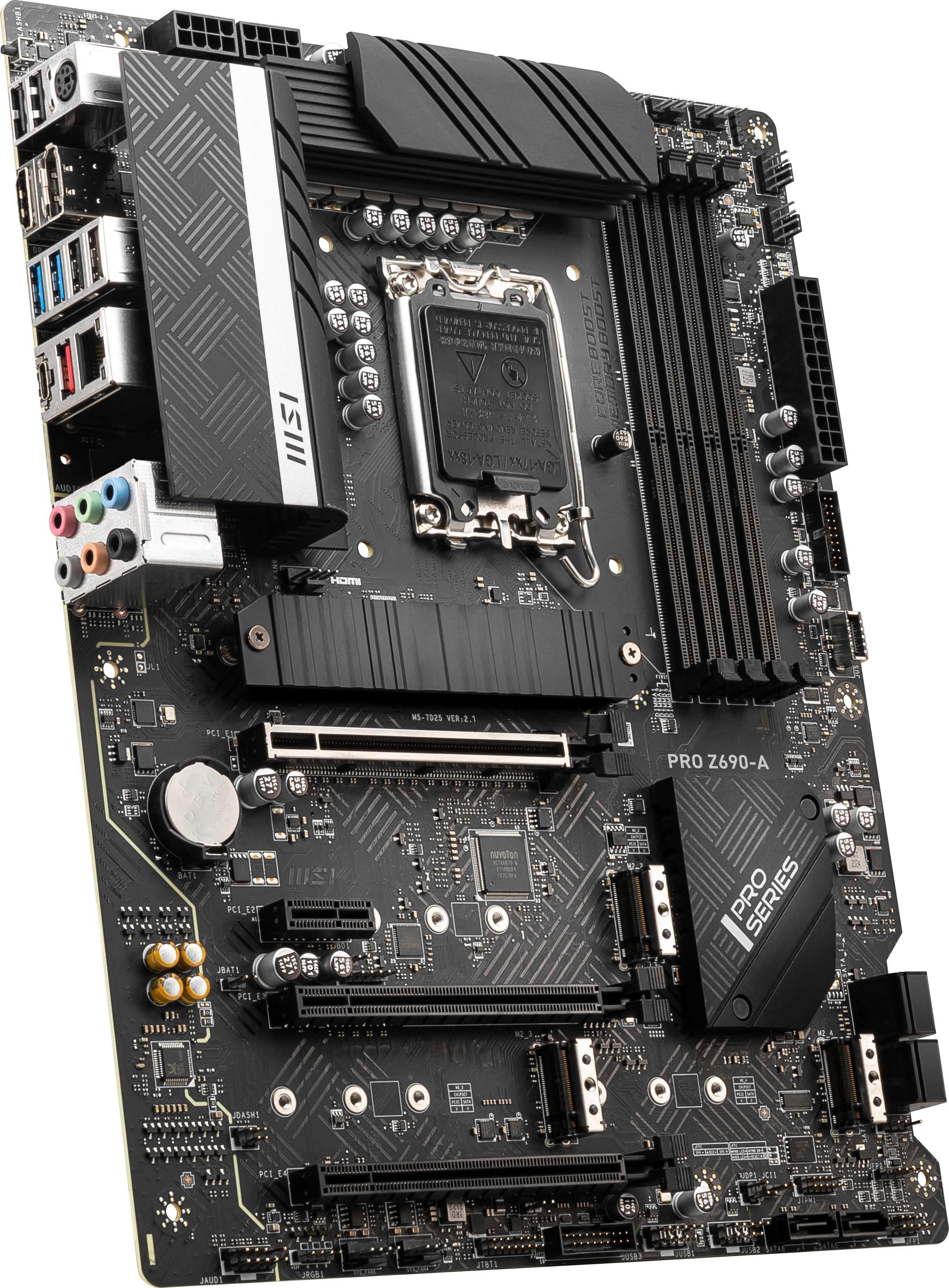 MSI PRO Z690-A DDR5 LGA 1700 ATX Intel Motherboard | GameStop