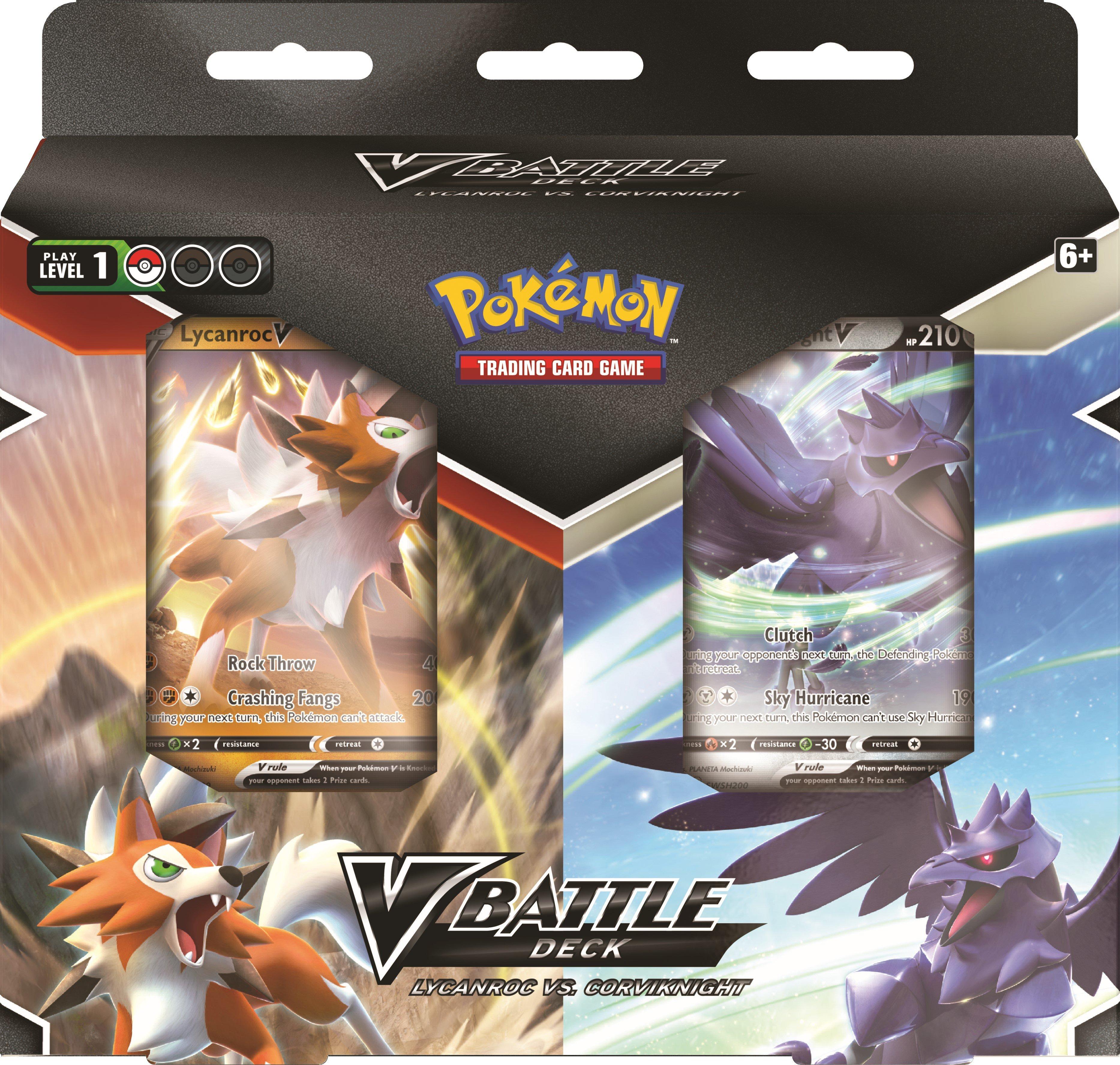 Pokemon TCG: Lycanroc V vs Corviknight V Battle Deck Bundle – Inked Gaming