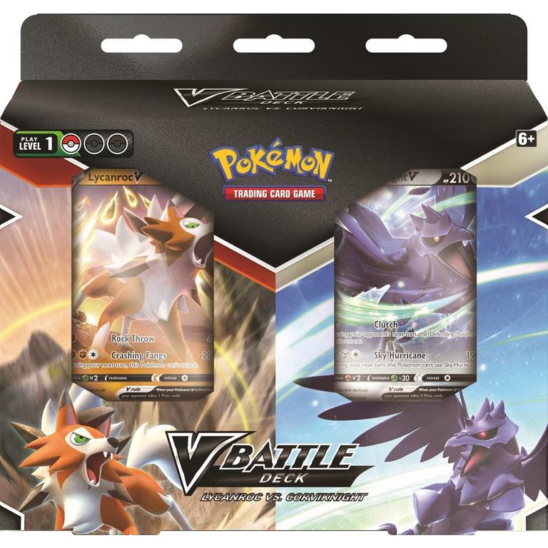 Pokemon Trading Card Game Lycanroc vs. Corviknight - V Battle Deck (Styles May Vary)