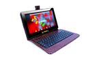LINSAY 10.1-in Android 11 Tablet 32GB Bundle with Deluxe Crocodile Keyboard Case and Pen Stylus