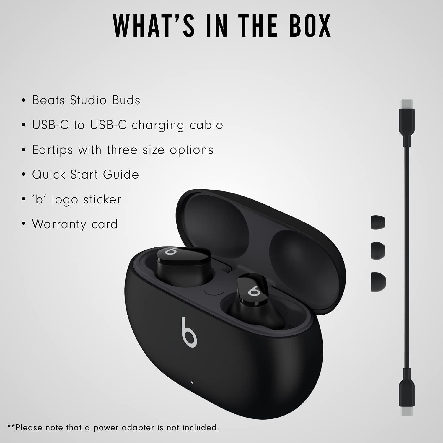 Beats Studio Buds by Dr. Dre 2024 in Black