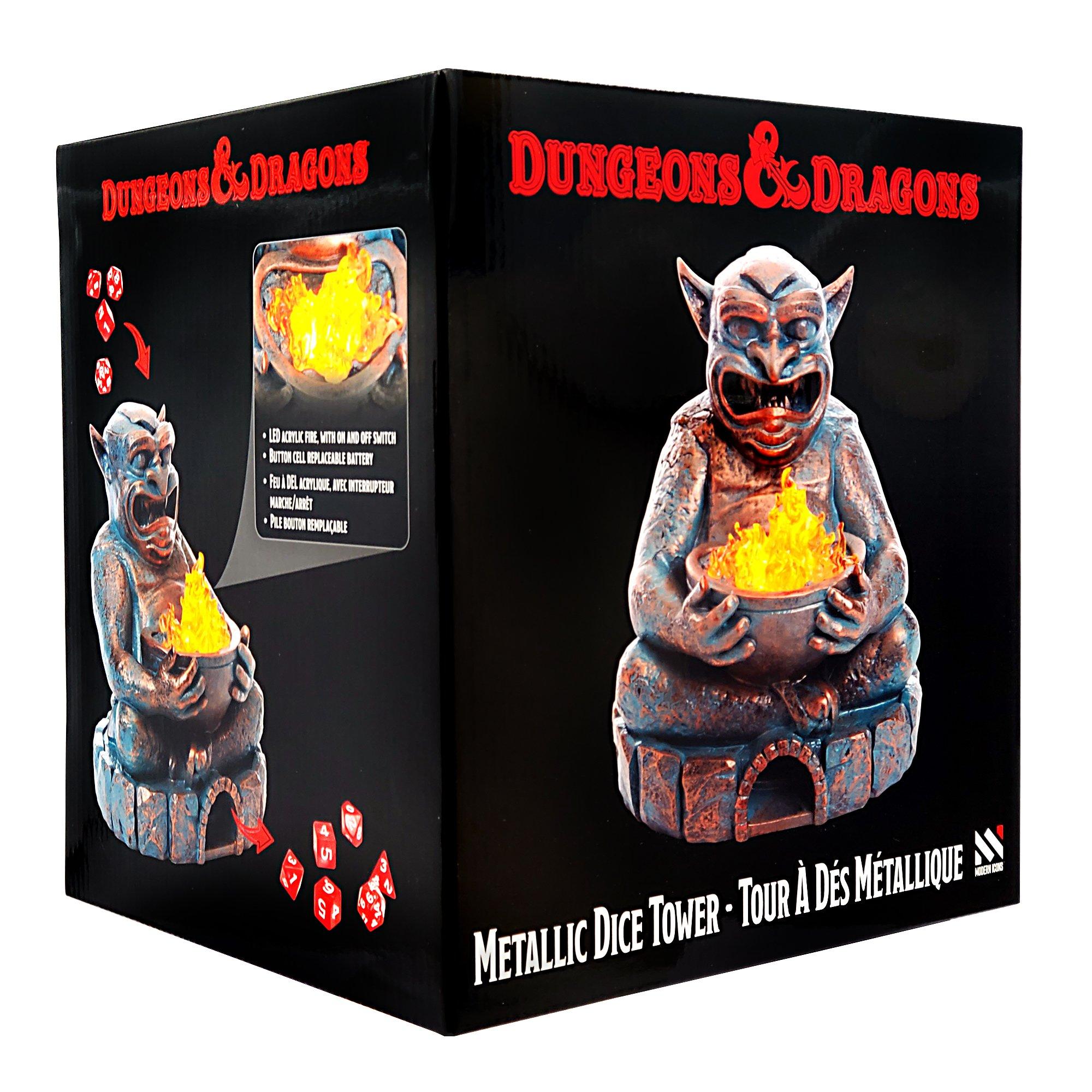 Dungeons and Dragons Dice Tower in Faux Bronze GameStop Exclusive