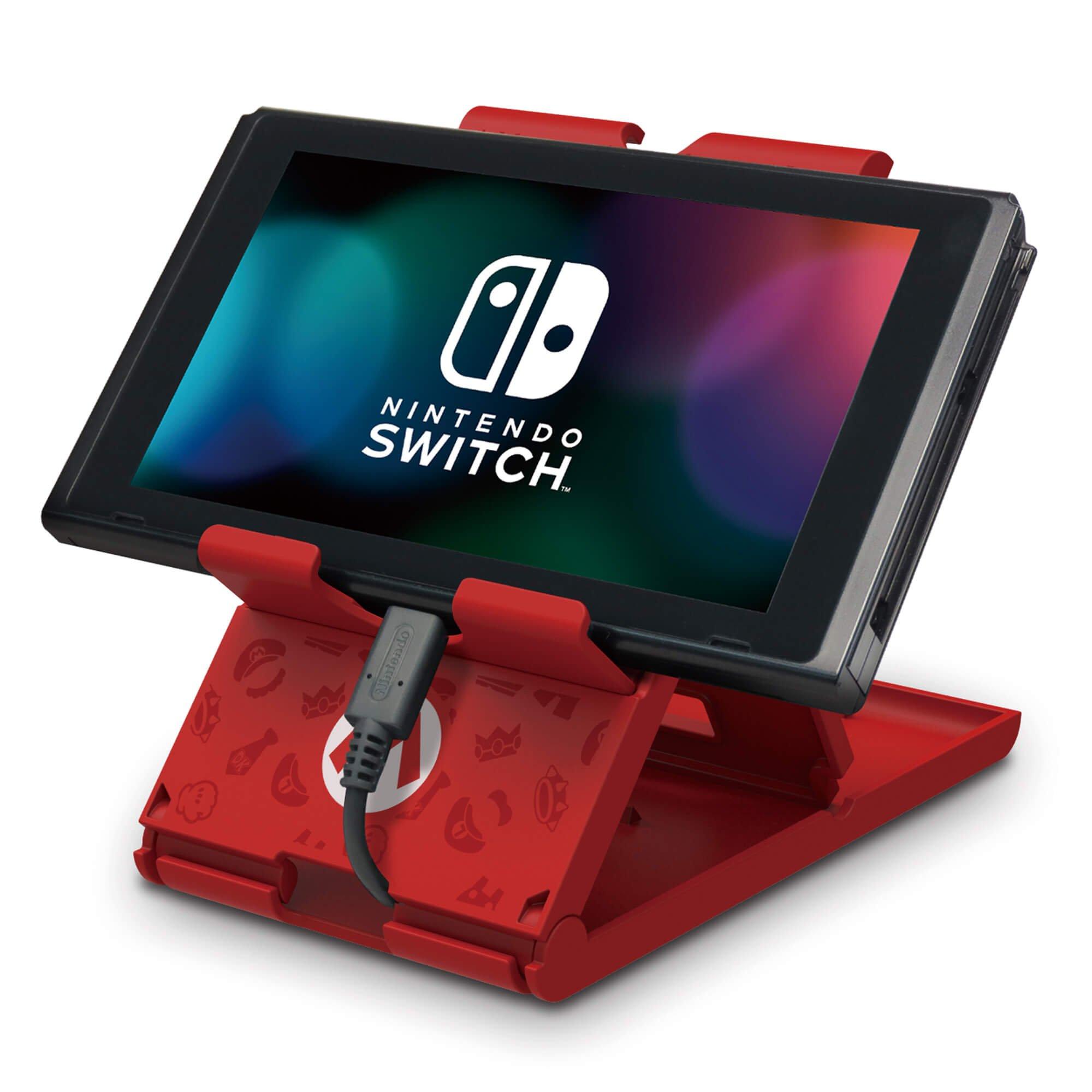 list item 2 of 5 HORI PlayStand for Nintendo Switch Red Mario Edition