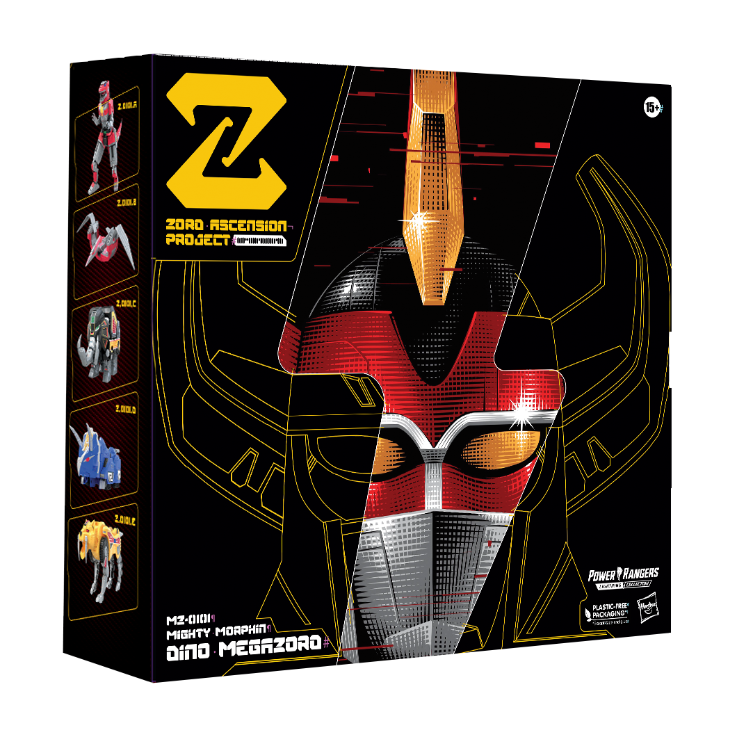 list item 16 of 16 Hasbro Mighty Morphin Power Rangers Zord Ascension Project Dino Megazord Action Figure
