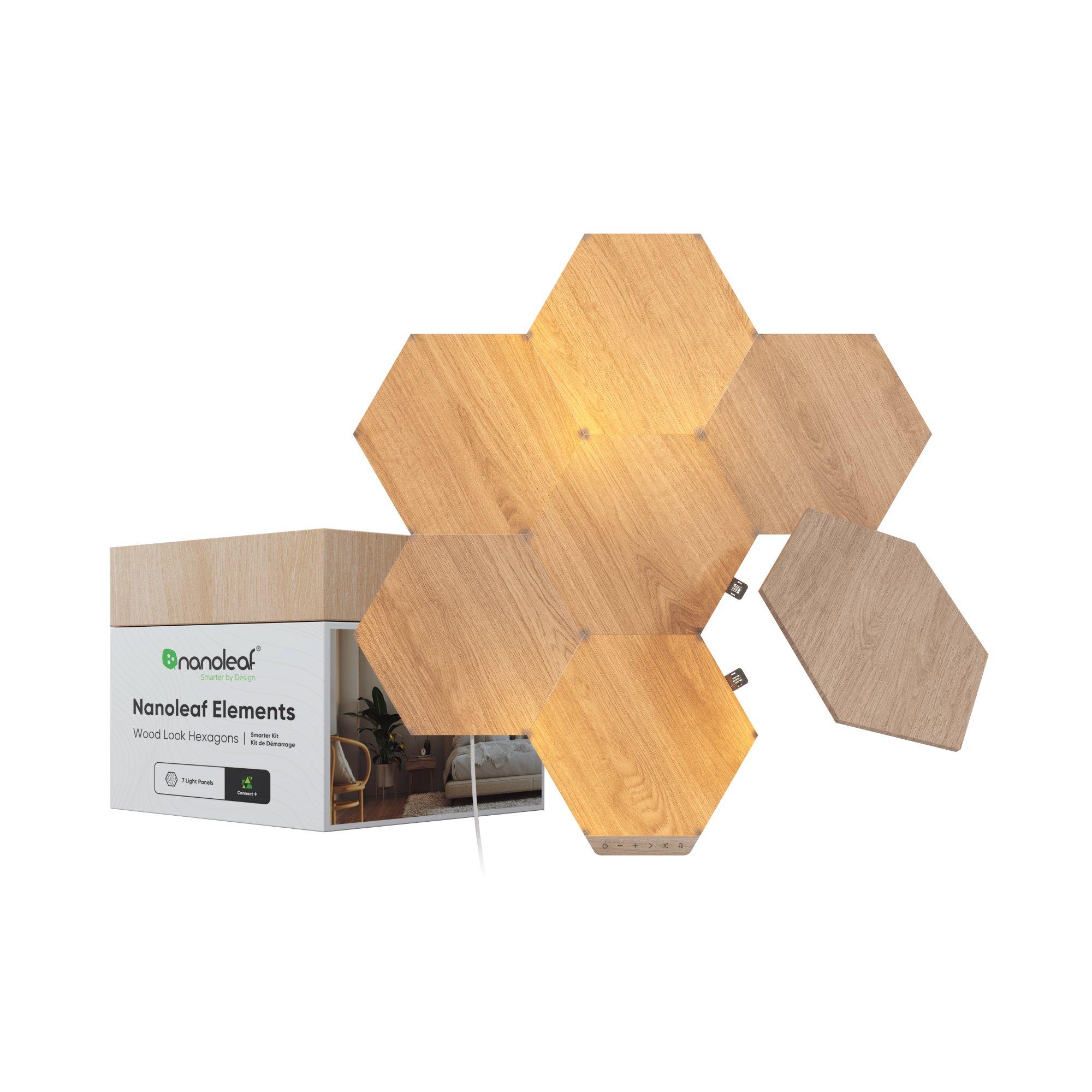 Nanoleaf Elements Wood Look Smarter Kit 7-Panels