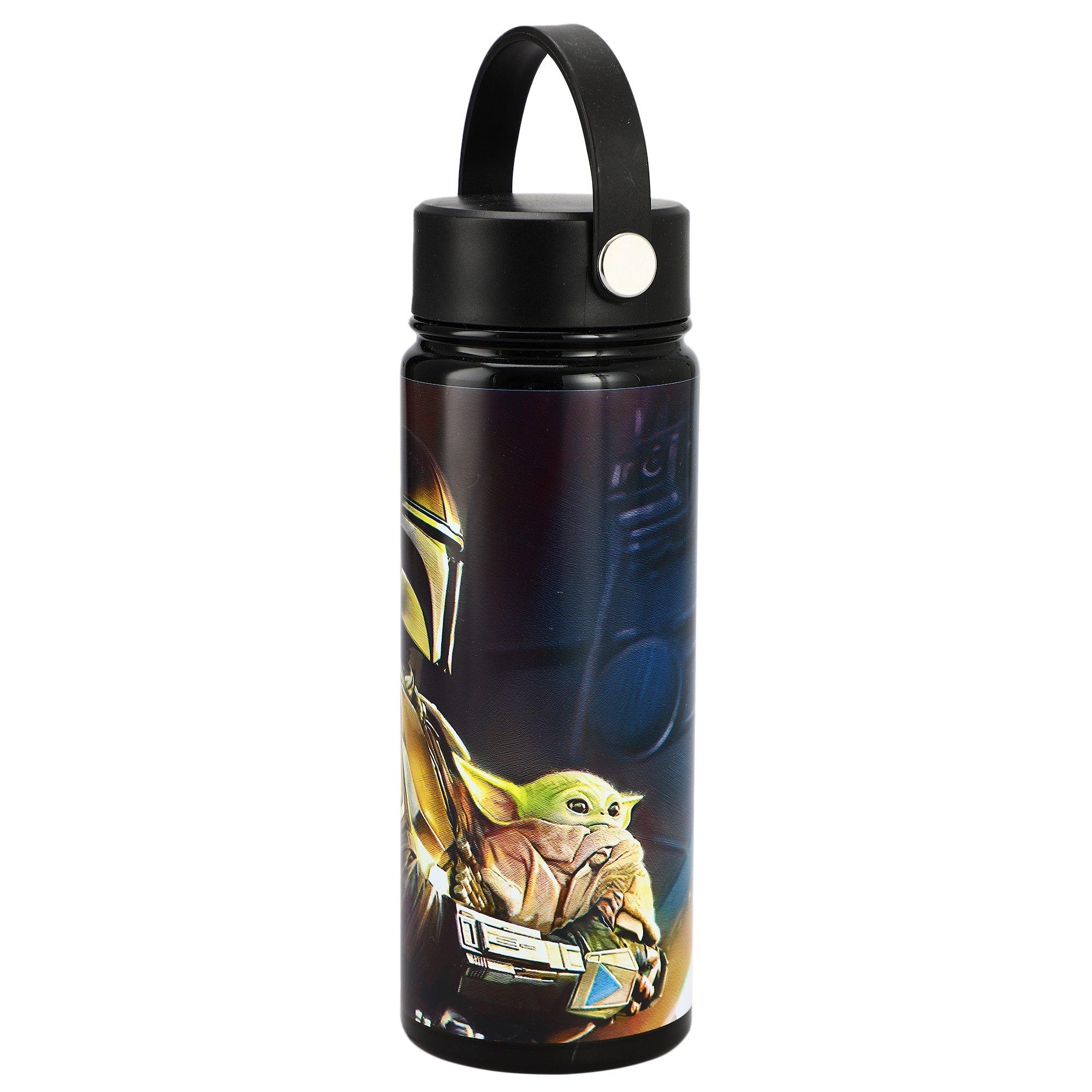 The Mandalorian Emerging From Shadows Stainless Steel Water Bottle