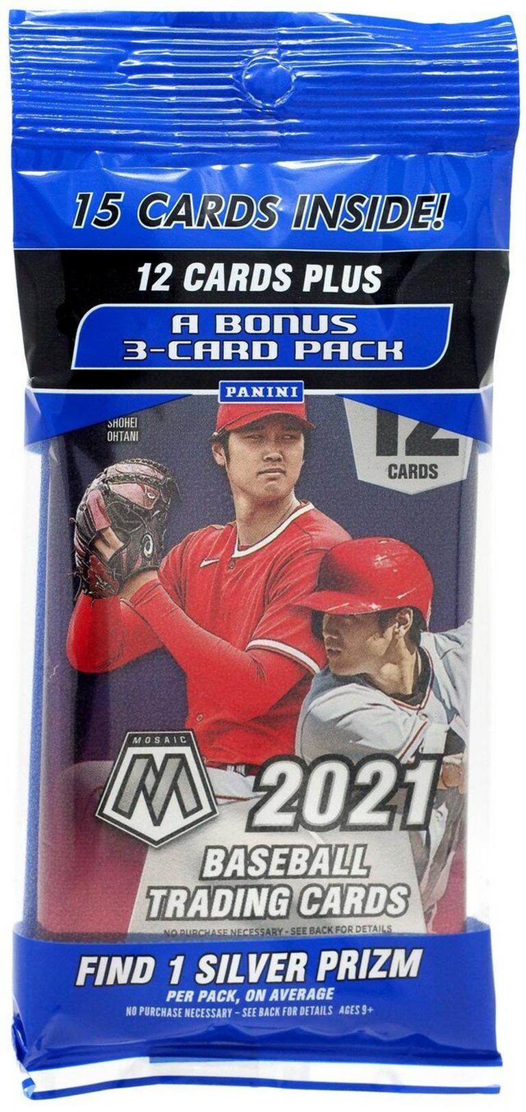 Panini 2021 Mosaic Baseball Trading Card 15-pack