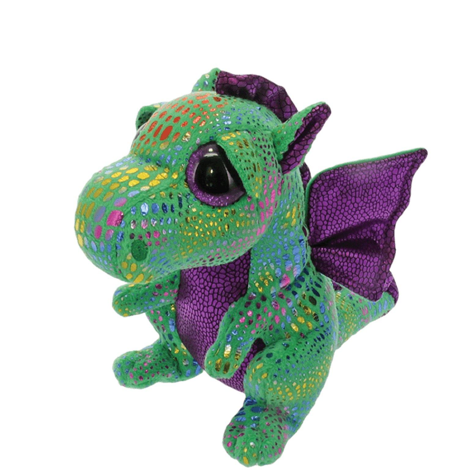 TY Beanie Boos Cinder Green Dragon Plush Toy