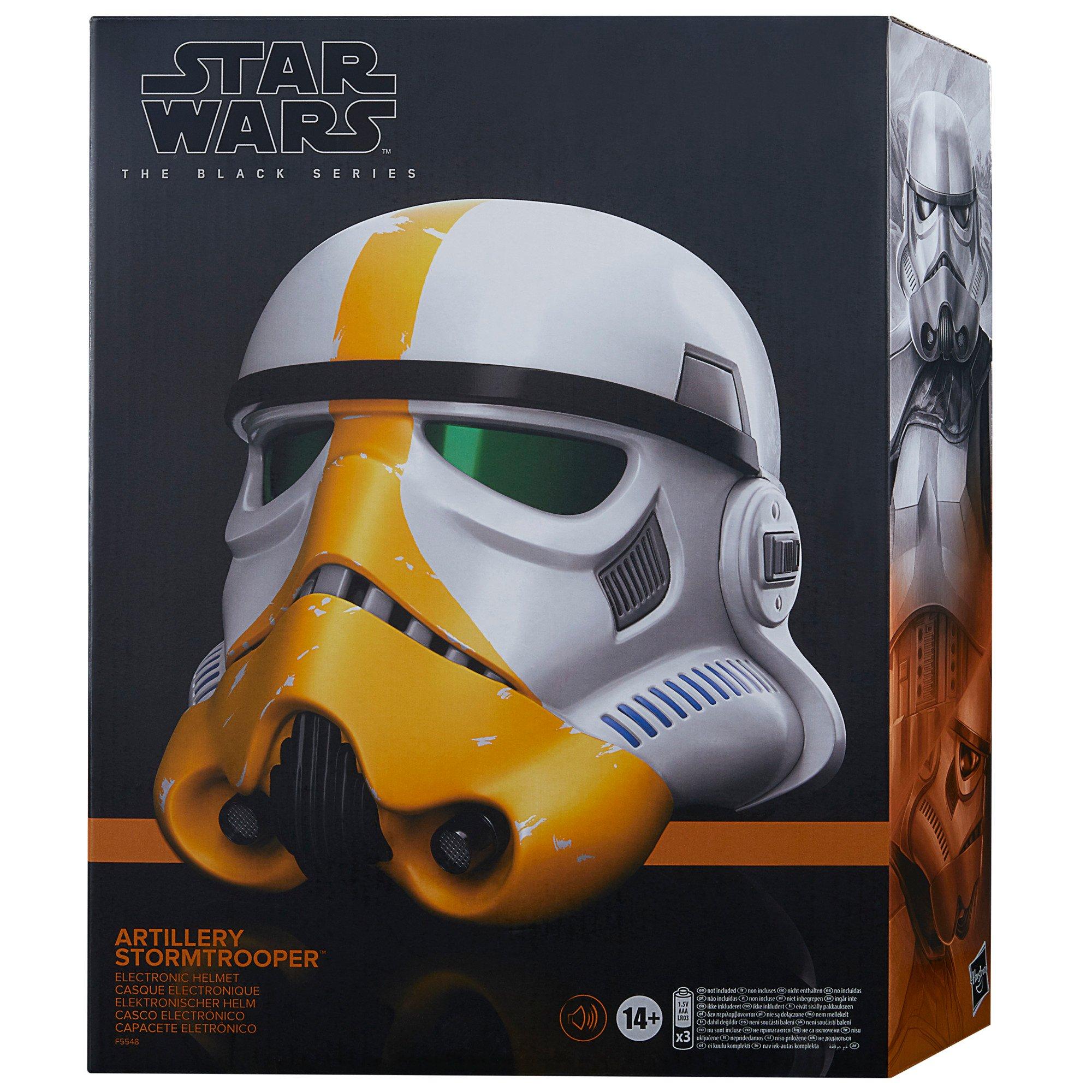 Hasbro Star Wars: The Black Series Artillery Stormtrooper Electronic Helmet GameStop