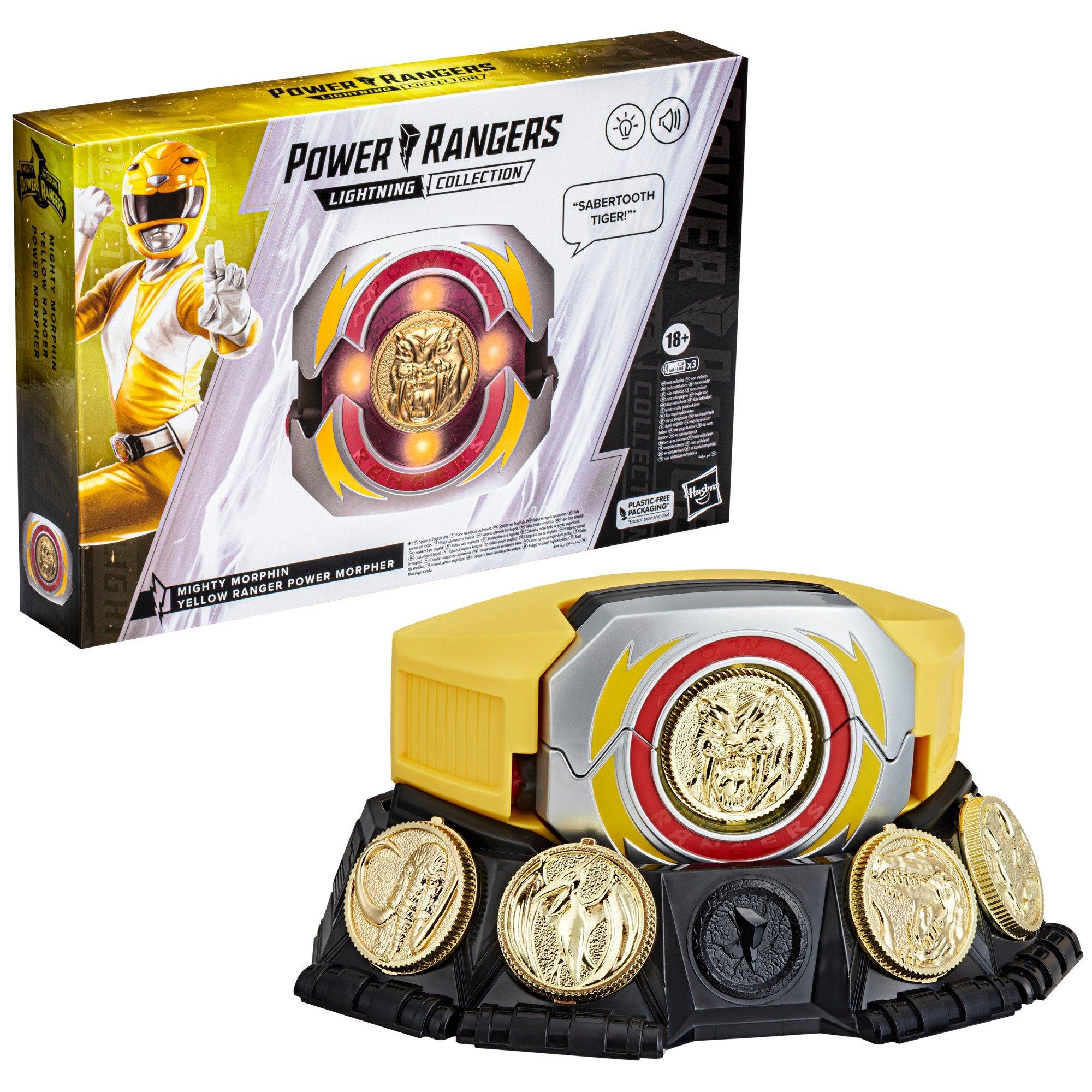 list item 3 of 14 Hasbro Power Rangers Lightning Collection Mighty Morphin Yellow Ranger Power Morpher GameStop Exclusive