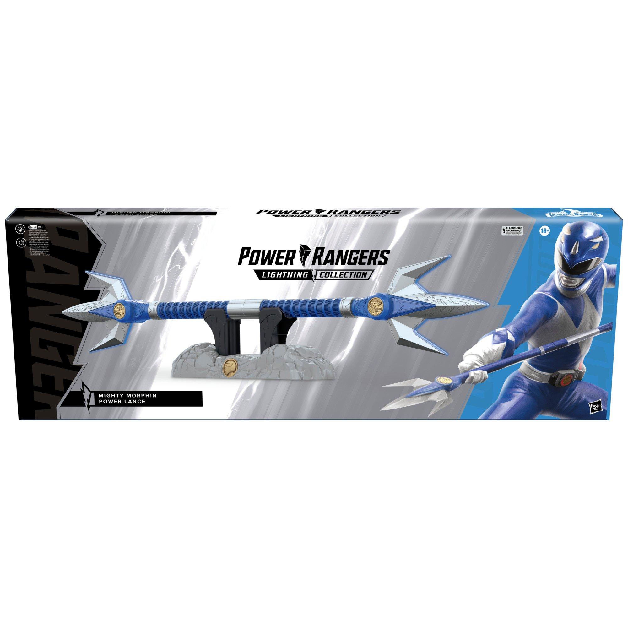 Hasbro Power Rangers Lightning Collection Mighty Morphin Blue Power Ranger Lance