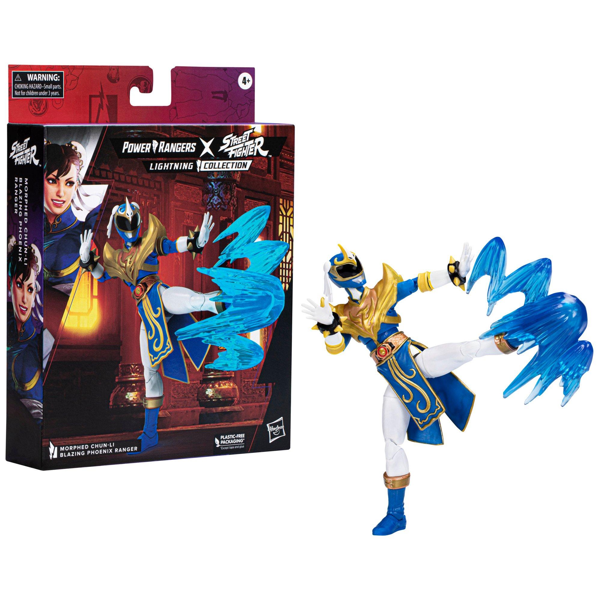Hasbro Power Rangers x Street Fighter Lightning Collection Morphed Chun-Li Blazing Phoenix Ranger 6-in Action Figure