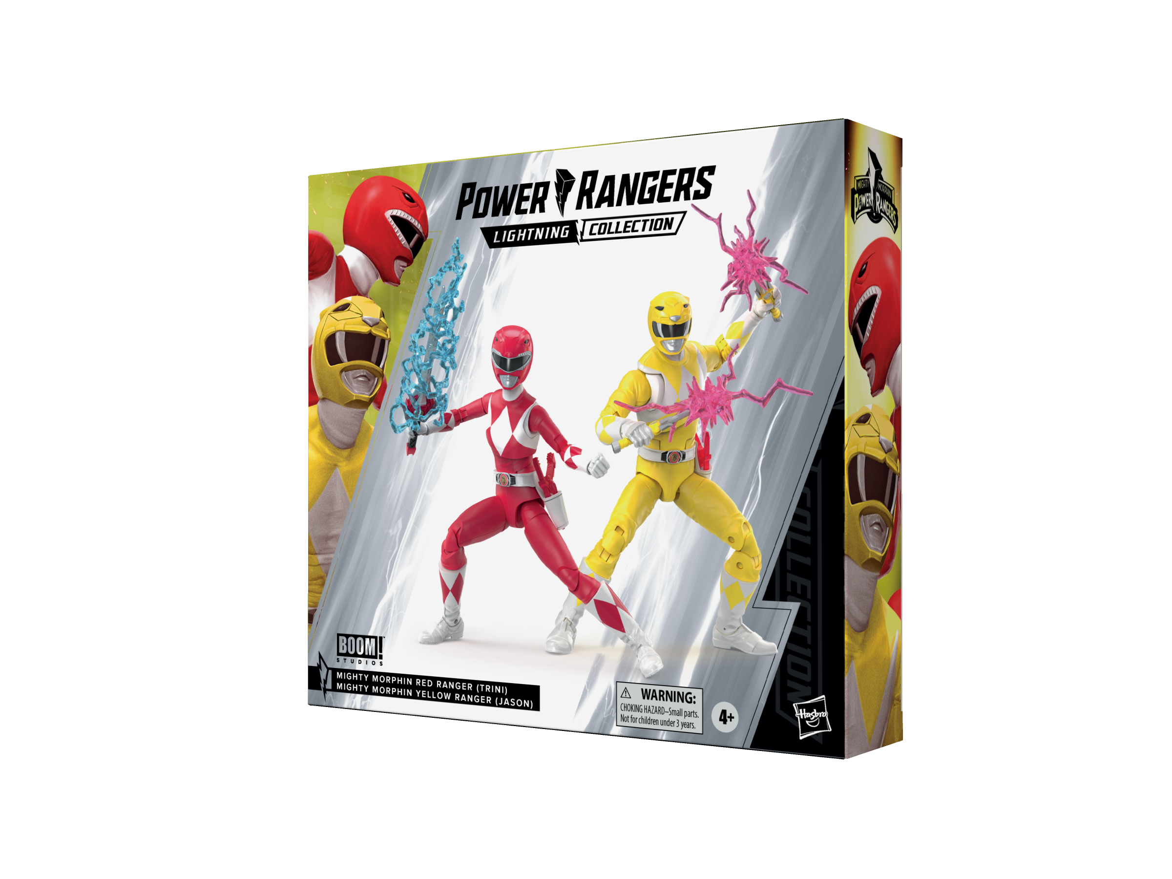 list item 17 of 17 Power Rangers Lightning Collection Mighty Morphin Red Ranger Trini and Yellow Ranger Jason GameStop Exclusive