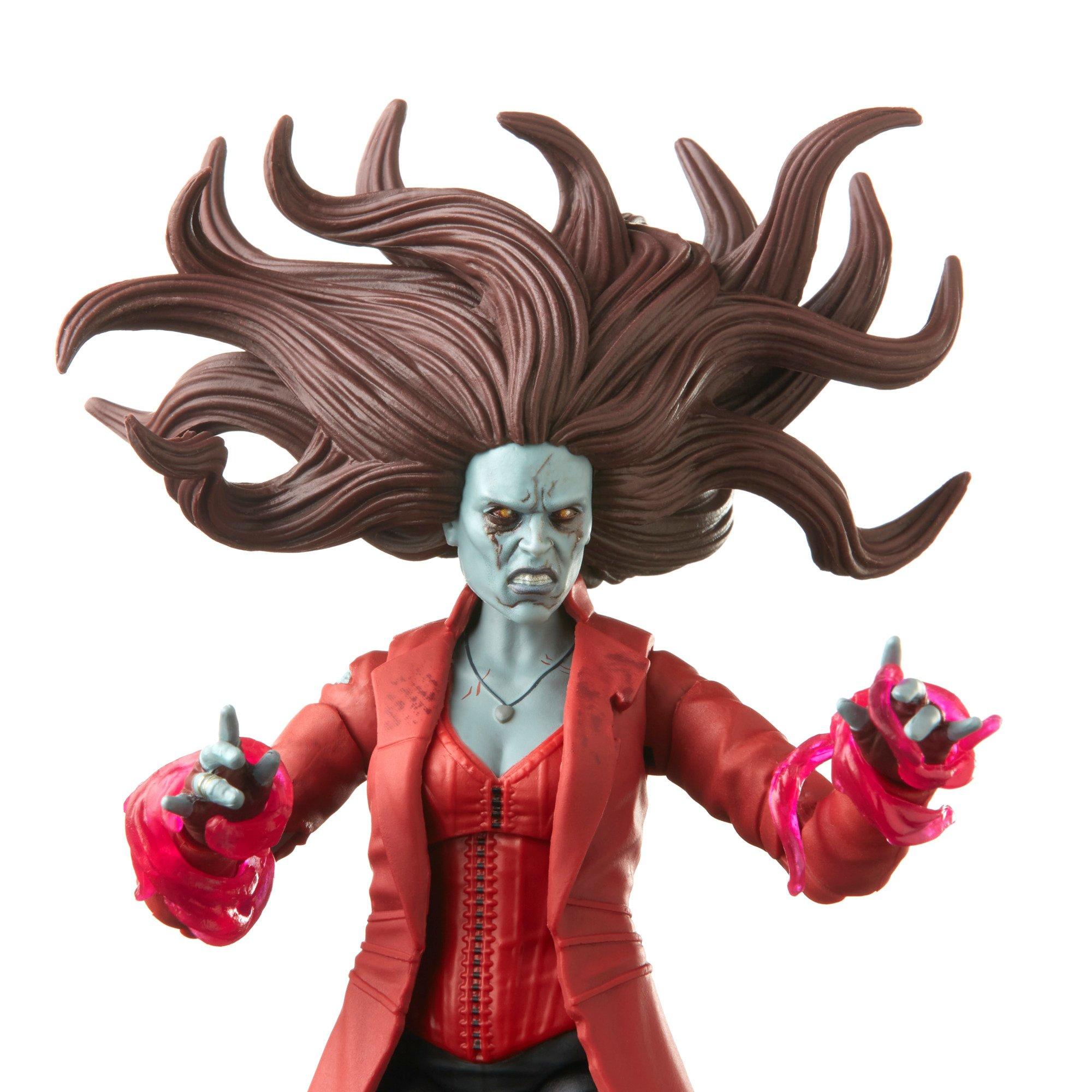 Marvel Legends Series Scarlet Witch Retro Action Figure Toy, 4 Accessories  