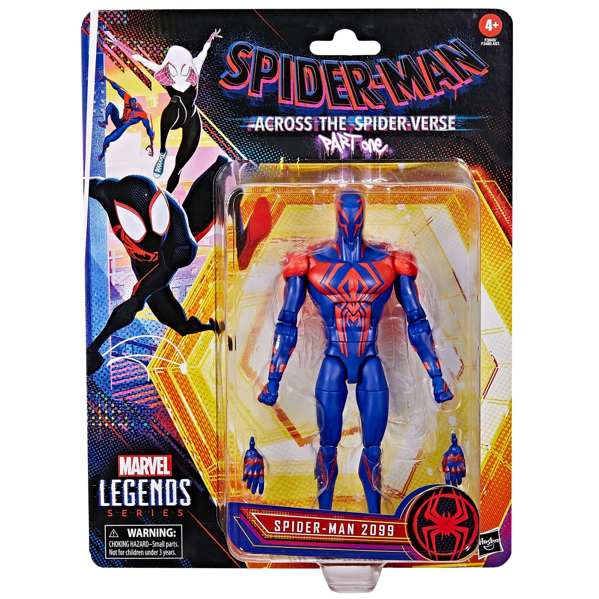 Marvel Legends Series Spider-Man: Across The Spider-Verse Spider-Man 2099  6-inch Action Figure Toy, 2 Accessories