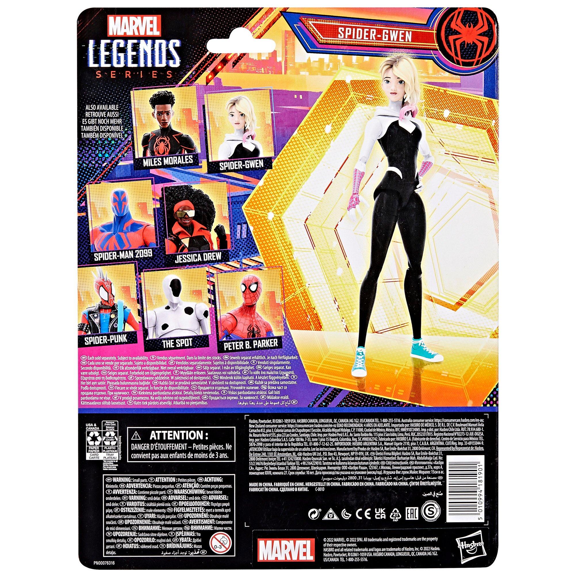 Hasbro Marvel Legends Series Spider-Man: Across the Spider-Verse (Part One) Spider-Gwen 6-in Action Figure