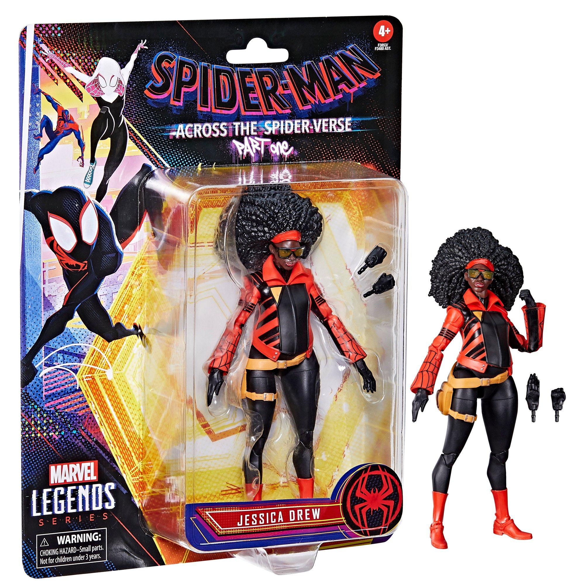 Spider-Man Marvel Legends Series Jessica Drew Spider-Woman, Legends  Collectible 6 Inch Action Figures, 2 Accessories