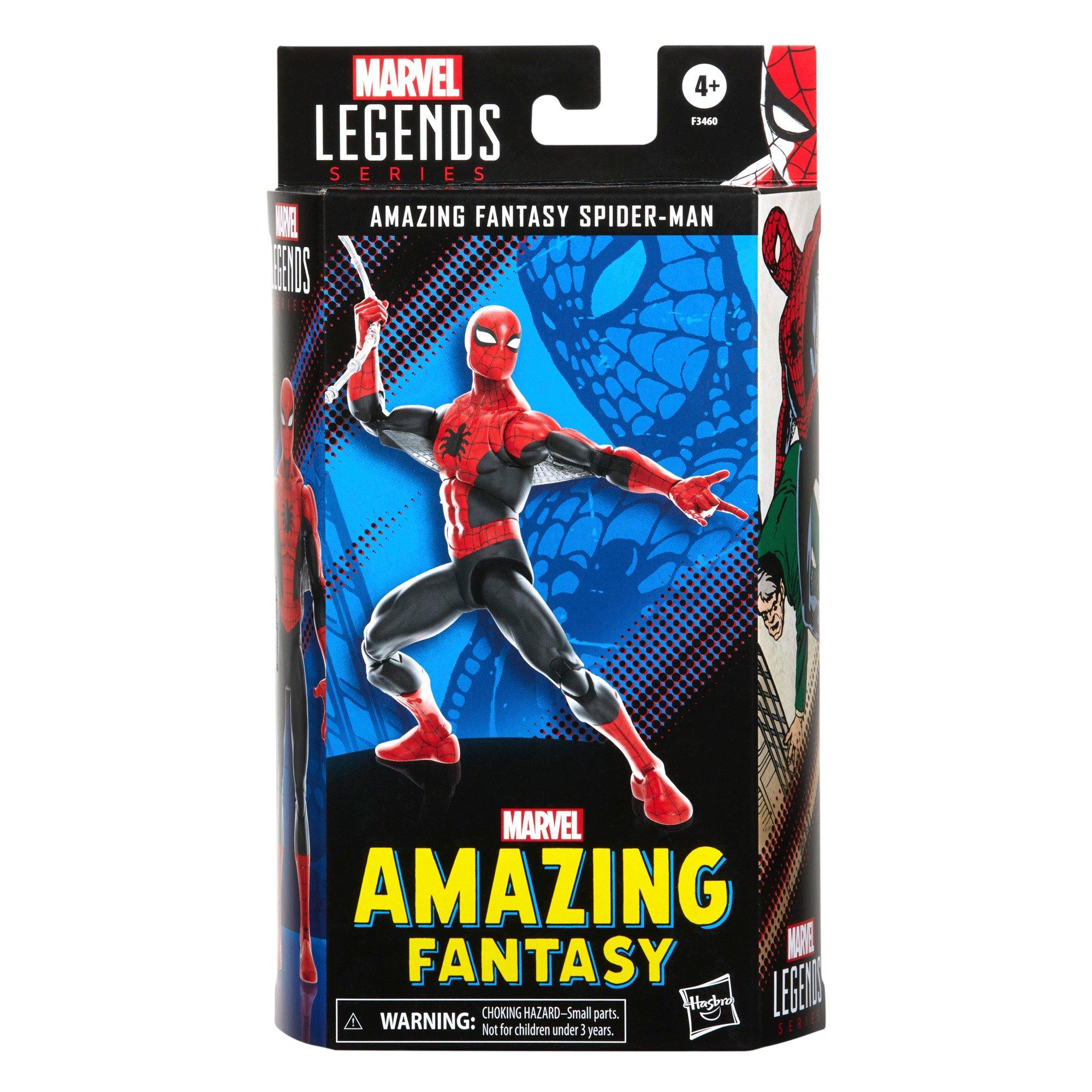 list item 6 of 7 Hasbro Marvel Legends Series 60th Anniversary Spider-Man Amazing Fantasy Spider-Man 6-in Action Figure