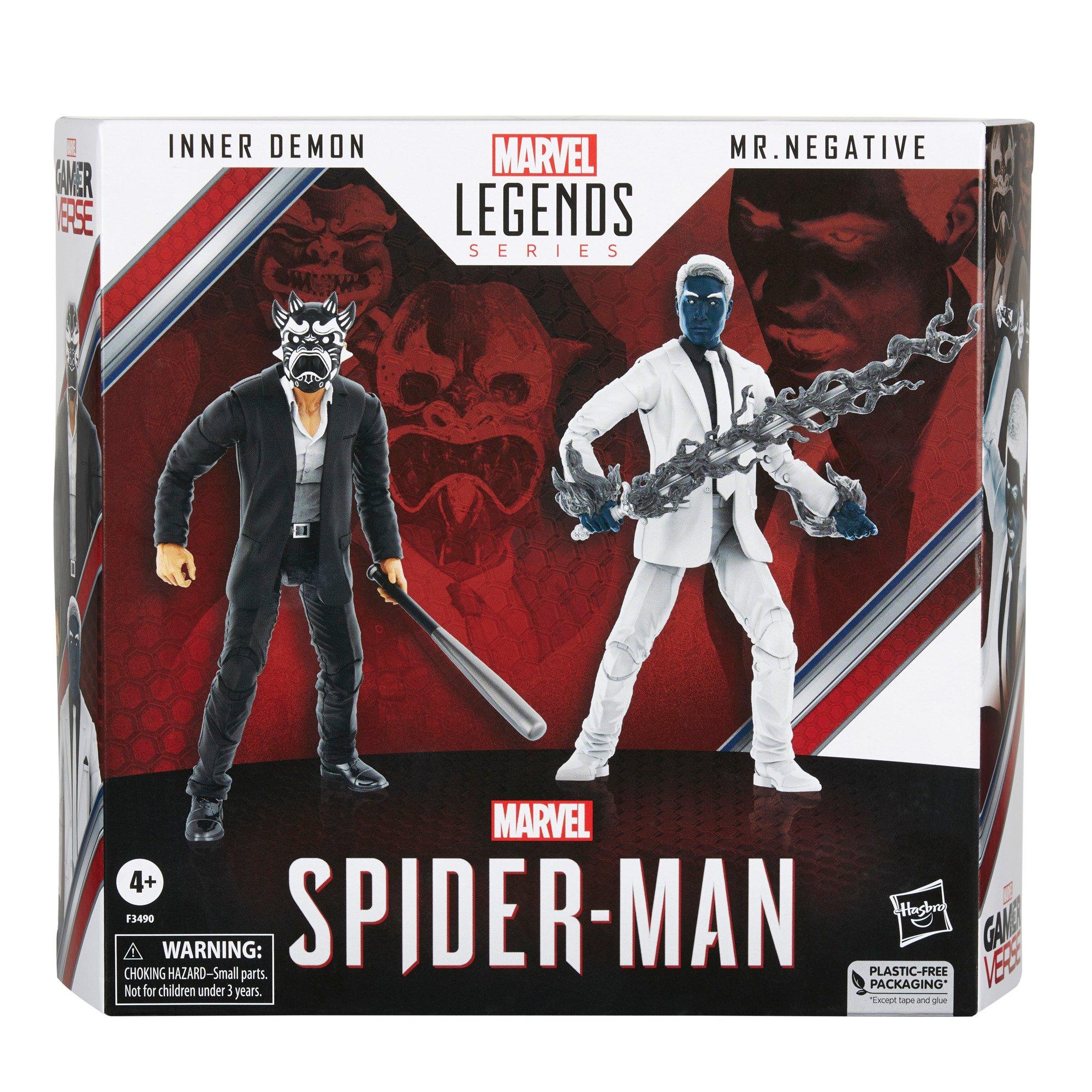 Hasbro Marvel Legends Spider-Man Mr. Negative and the Inner Demons Action  Figure Set