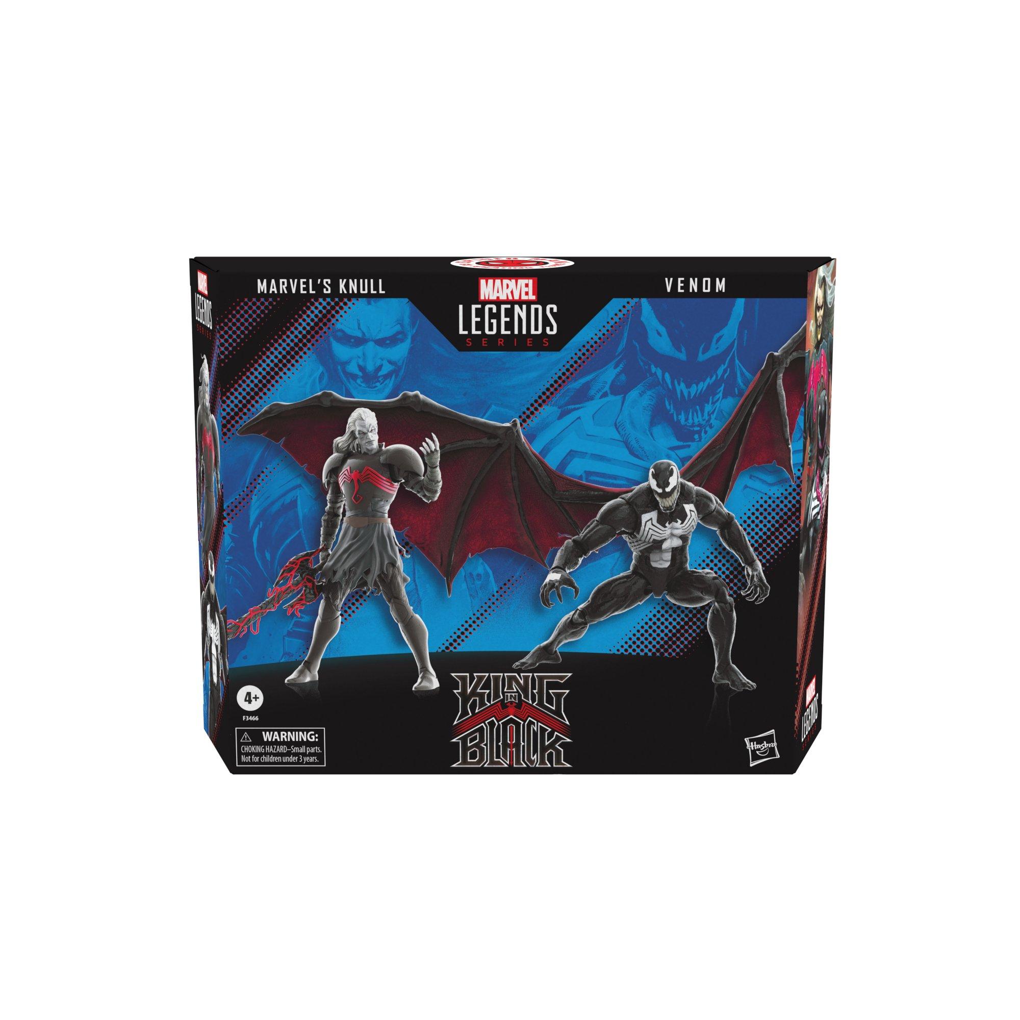 list item 17 of 18 Hasbro Marvel Legends Series 60th Anniversary King in Black Marvel's Knull and Venom 2-Pack 6-in Action Figures