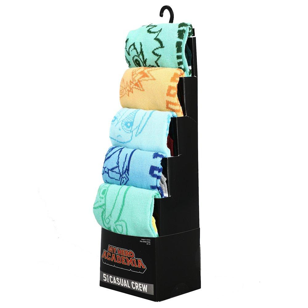 My Hero Academia Chibi Character Crew Socks 5 Pack