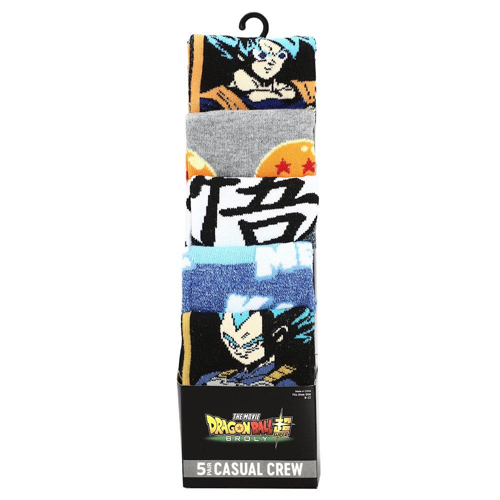 Dragon Ball Super: Broly Crew Socks 5 Pack