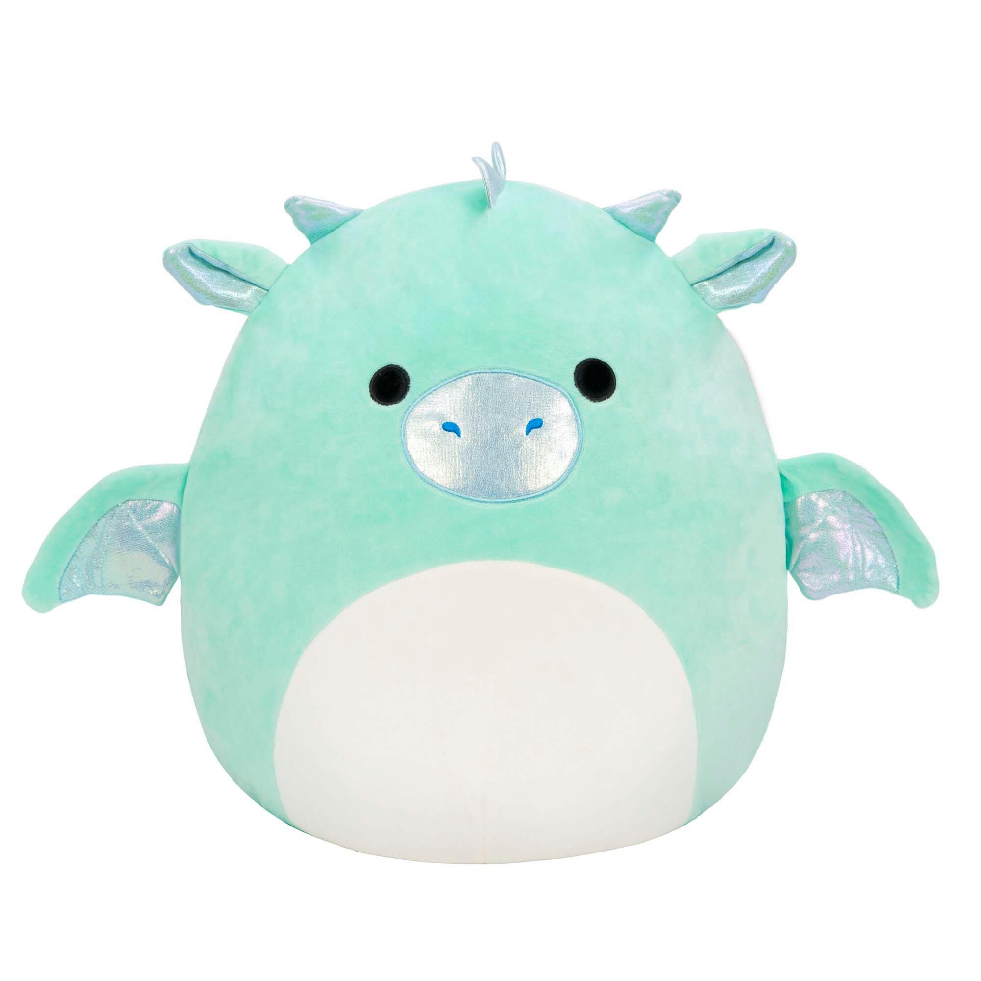 green and blue dragon squishmallow