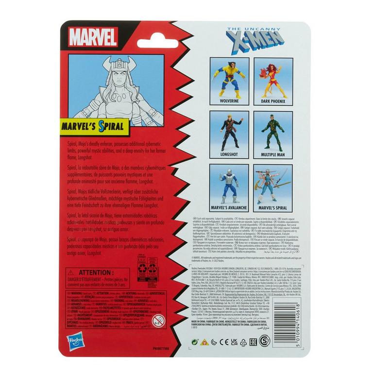 Hasbro Marvel Legends Series X-Men Spiral 6-in Action Figure