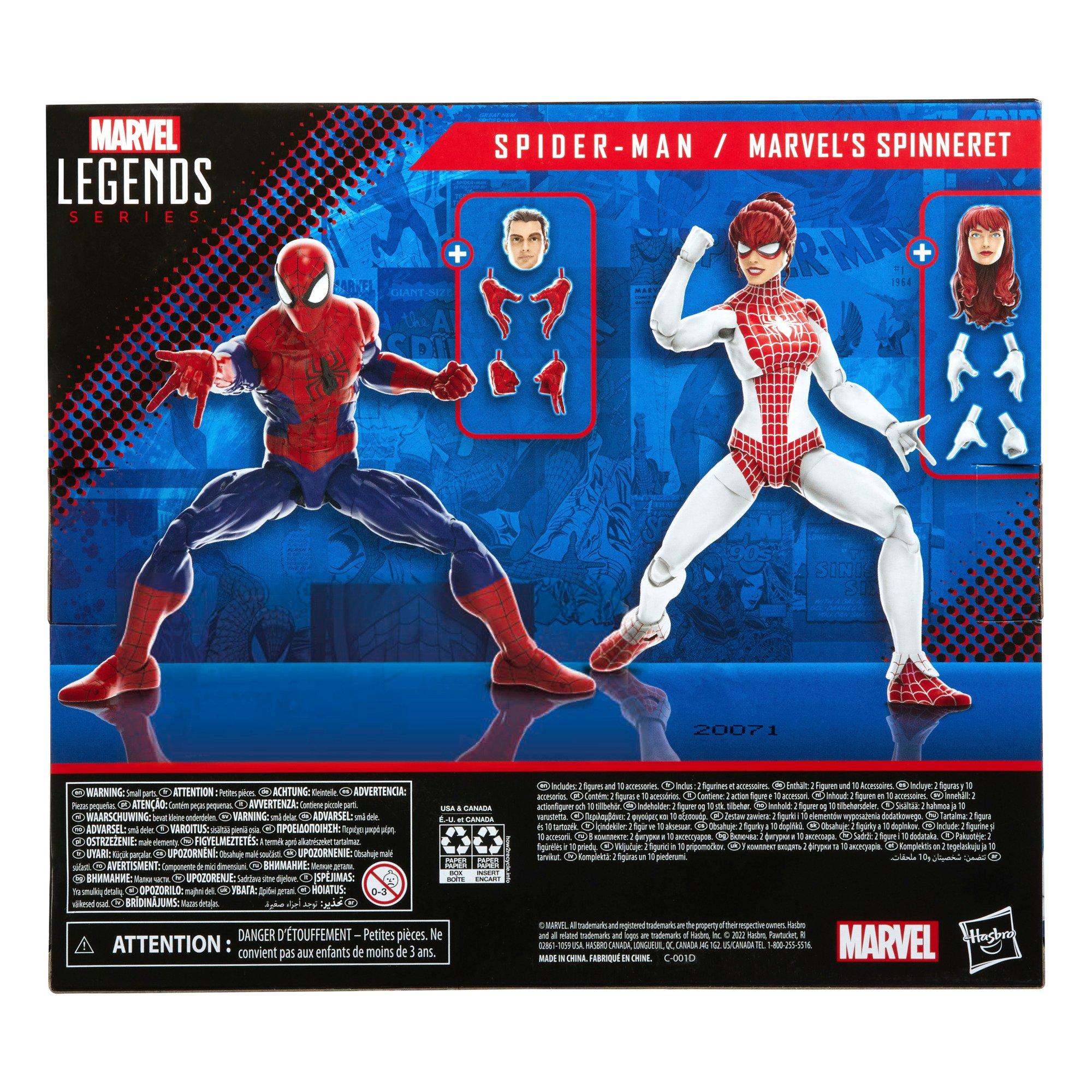 list item 14 of 14 Hasbro Marvel Legends Series 60th AnniversaryThe Amazing Spider-Man Renew Your Vows Spider-Man and Marvel's Spinnert 2 Pack 6-in Action Figures