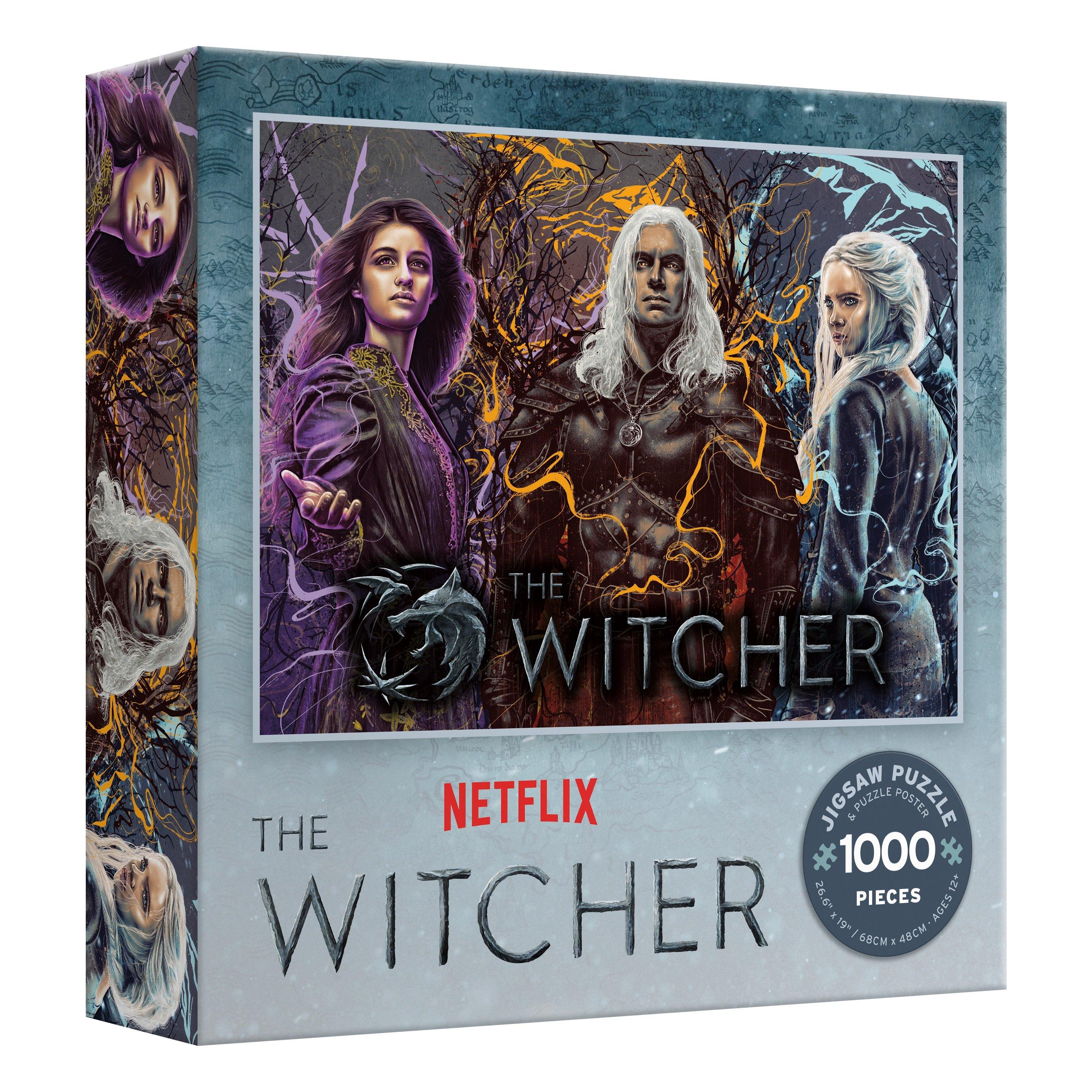 The Witcher Geralt Yennefer Ciri 1000 Piece Jigsaw Puzzle and Puzzle Poster