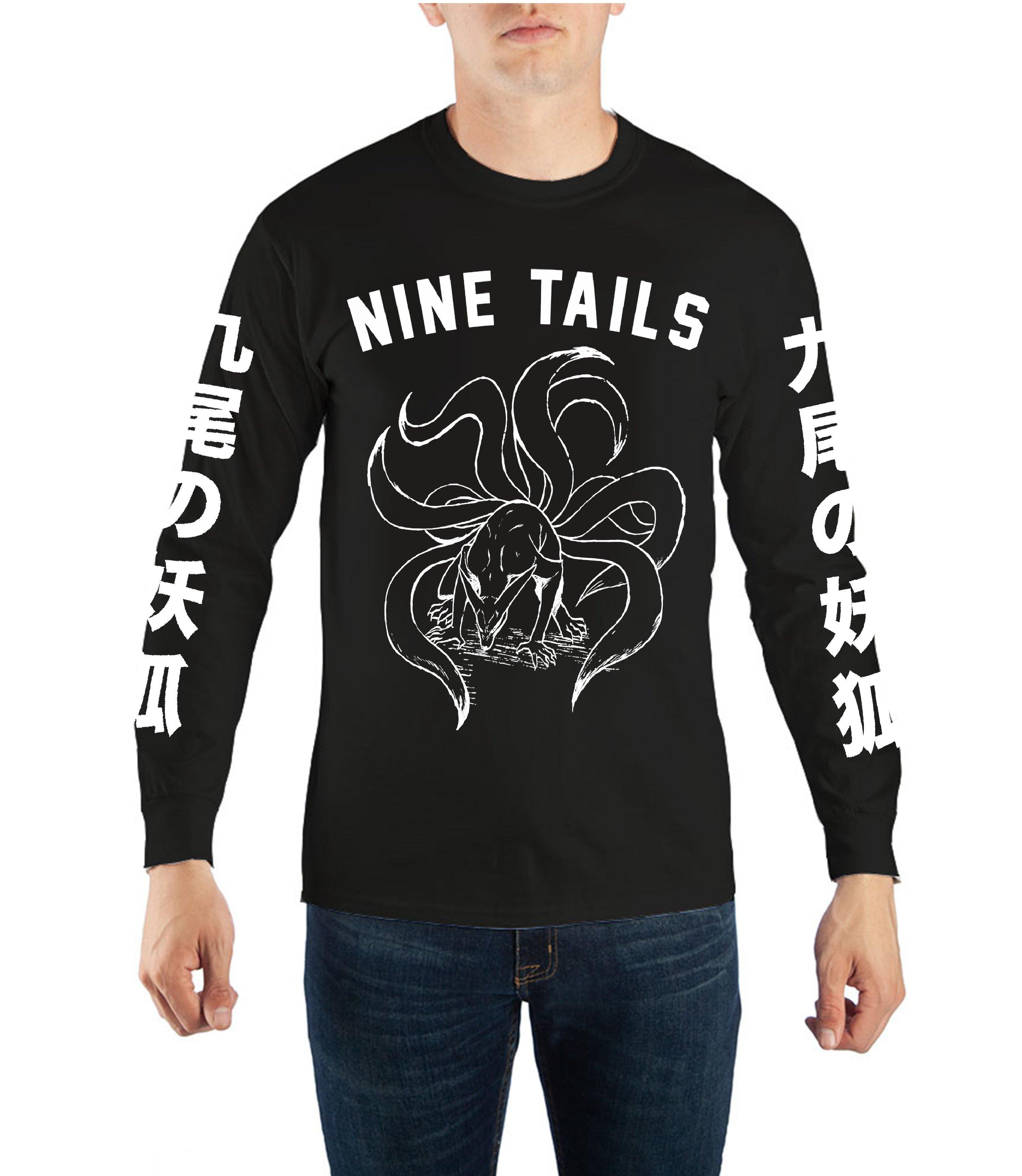 Naruto Nine Tails Long Sleeve Unisex T-Shirt