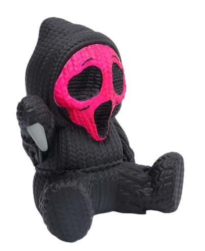 Handmade by Robots Knit Series Ghost Face Fluorescent Pink 5-in Vinyl Figure