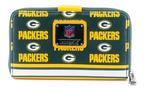 Loungefly NFL Green Bay Packers Logo Zip Around Wallet