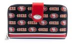Loungefly NFL San Francisco 49ers Zip Around Wallet