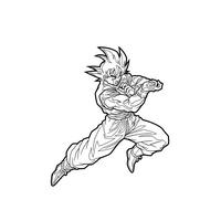 list item 2 of 2 FiGPiN Dragon Ball Super Goku Action Black and White GameStop Exclusive Enamel Pin