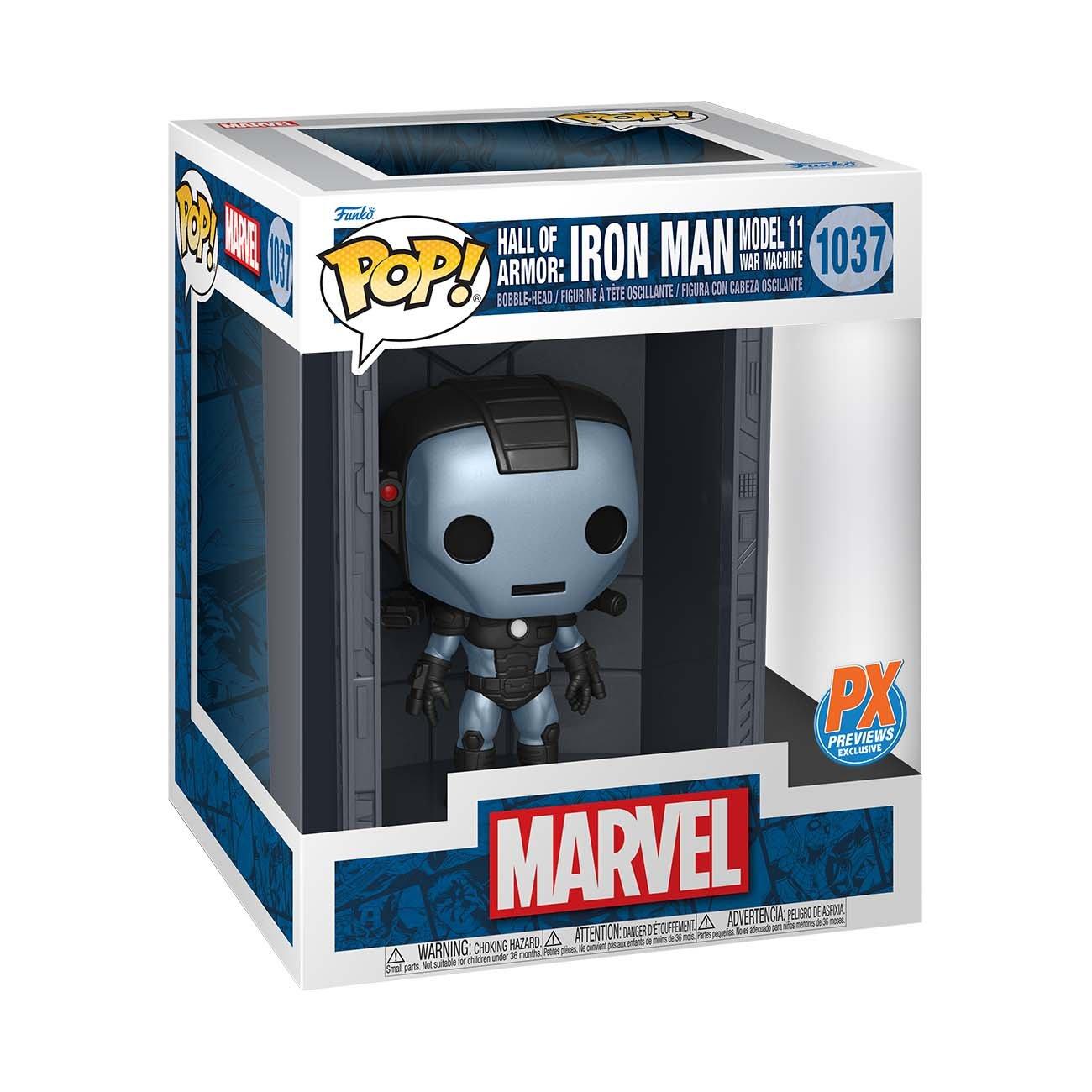 Funko POP Deluxe: Hall of Armor: Iron Man Model 4 Bobblehead Vinyl Figure |  GameStop