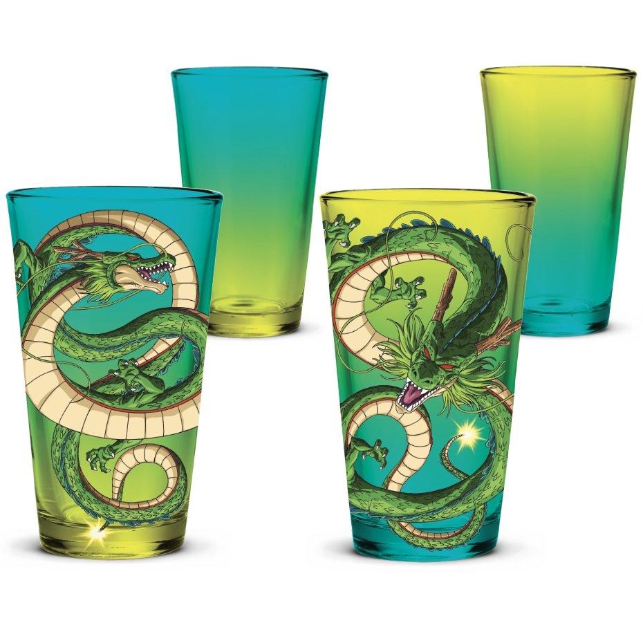 Dragon Ball Z Shenron Themed Pint Glass Set 2-Pack