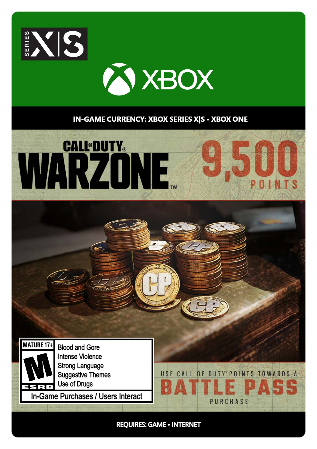 Call of Duty Warzone 9,500 Points Xbox Series X