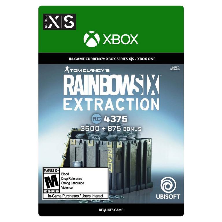 Digital Tom Clancy's Rainbow Six: Extraction 4,375 REACT Credits Ubisoft GameStop