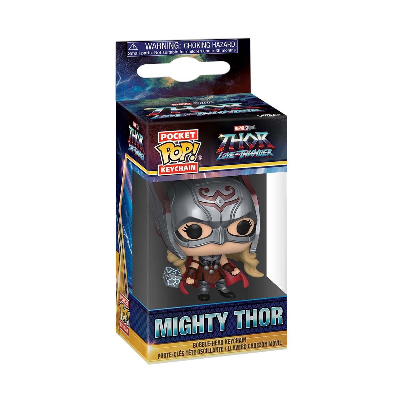 Funko Pocket Pop! Marvel Thor: Love and Thunder Mighty Thor 3-in Vinyl Figure Keychain