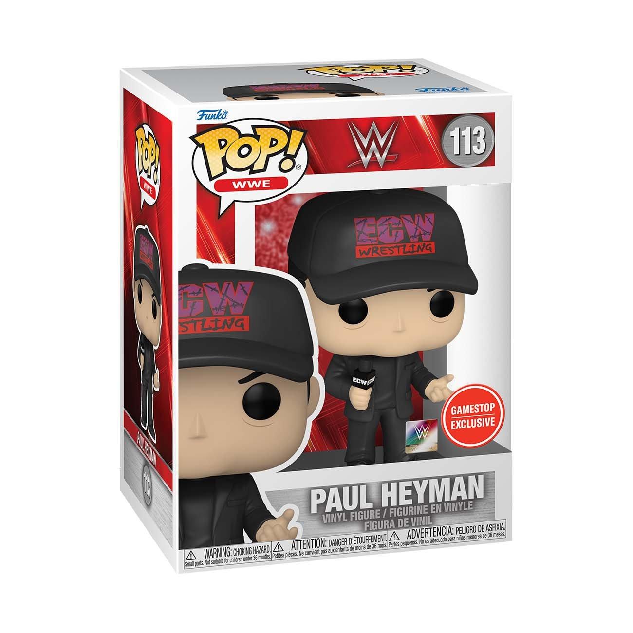 Funko POP! WWE: Paul Heyman 4.15-in Vinyl Figure GameStop Exclusive