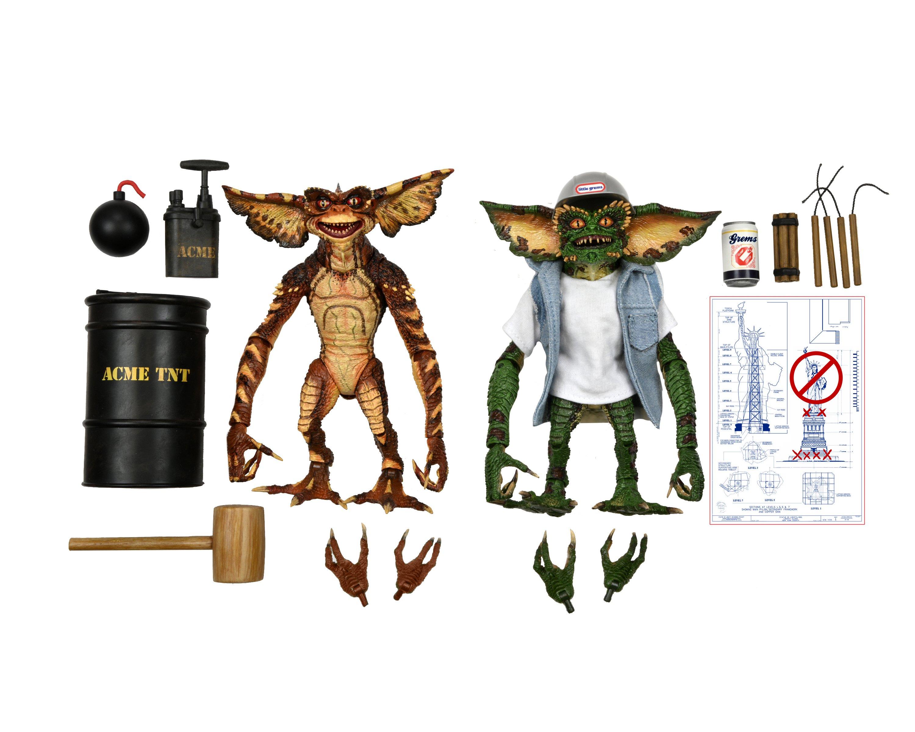 Neca Gremlins 2 The New Batch Demolition 7 In Scale 2 Pack Action Figures 