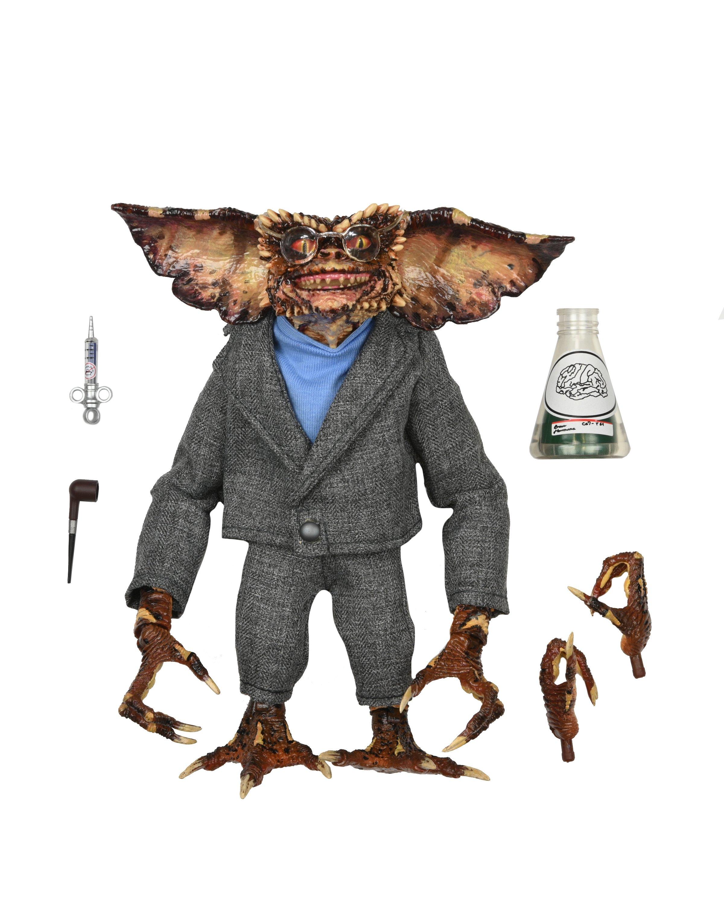 Neca Gremlins 2 The New Batch Ultimate Brain 7 In Scale 2 Pack Action Figures 