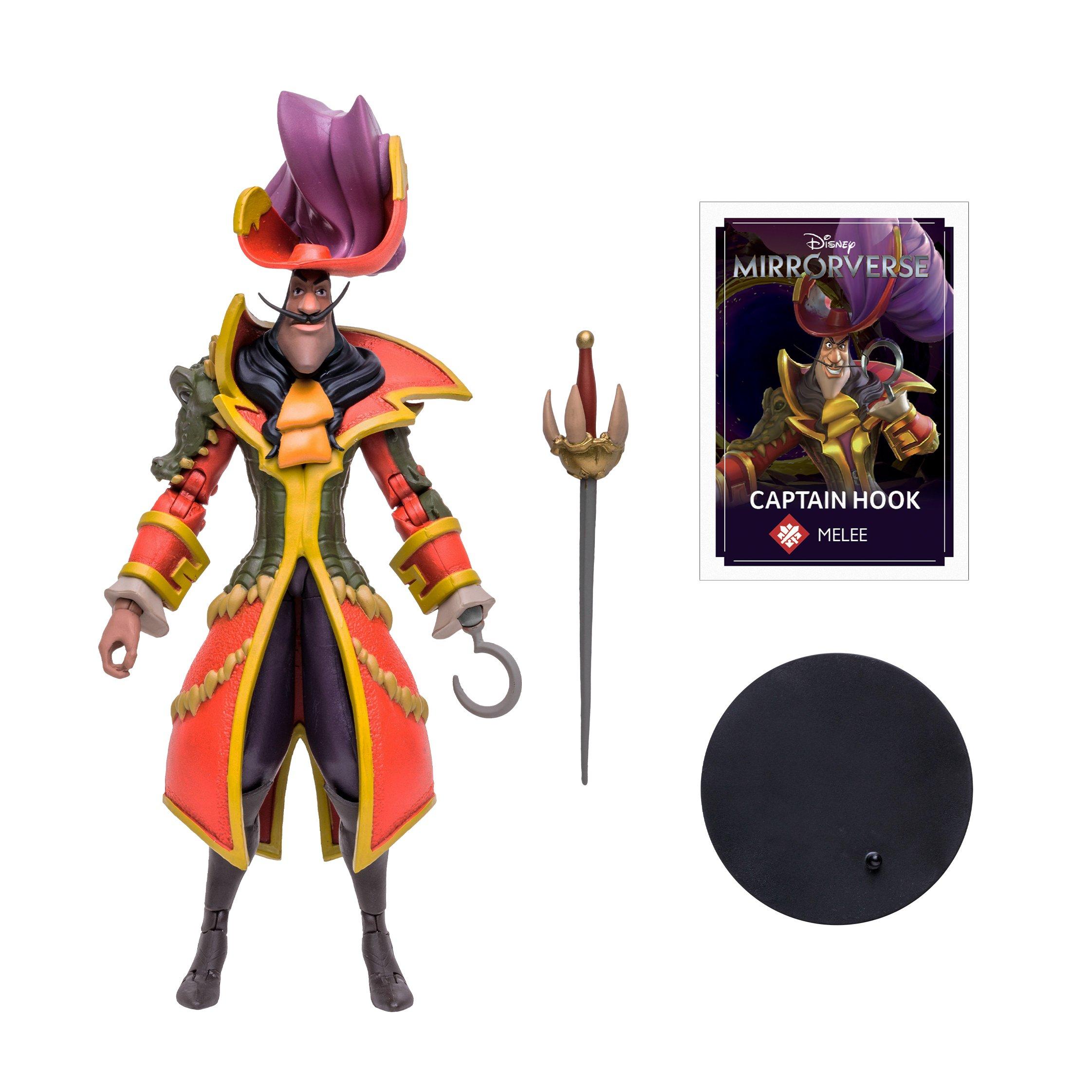 McFarlane Toys - Our Captain Hook 7 figure based on the Disney Mirrorverse  mobile game is available for pre-order NOW! ➡️   Includes his sword, collector card,  and a base for posing! ⁠ #