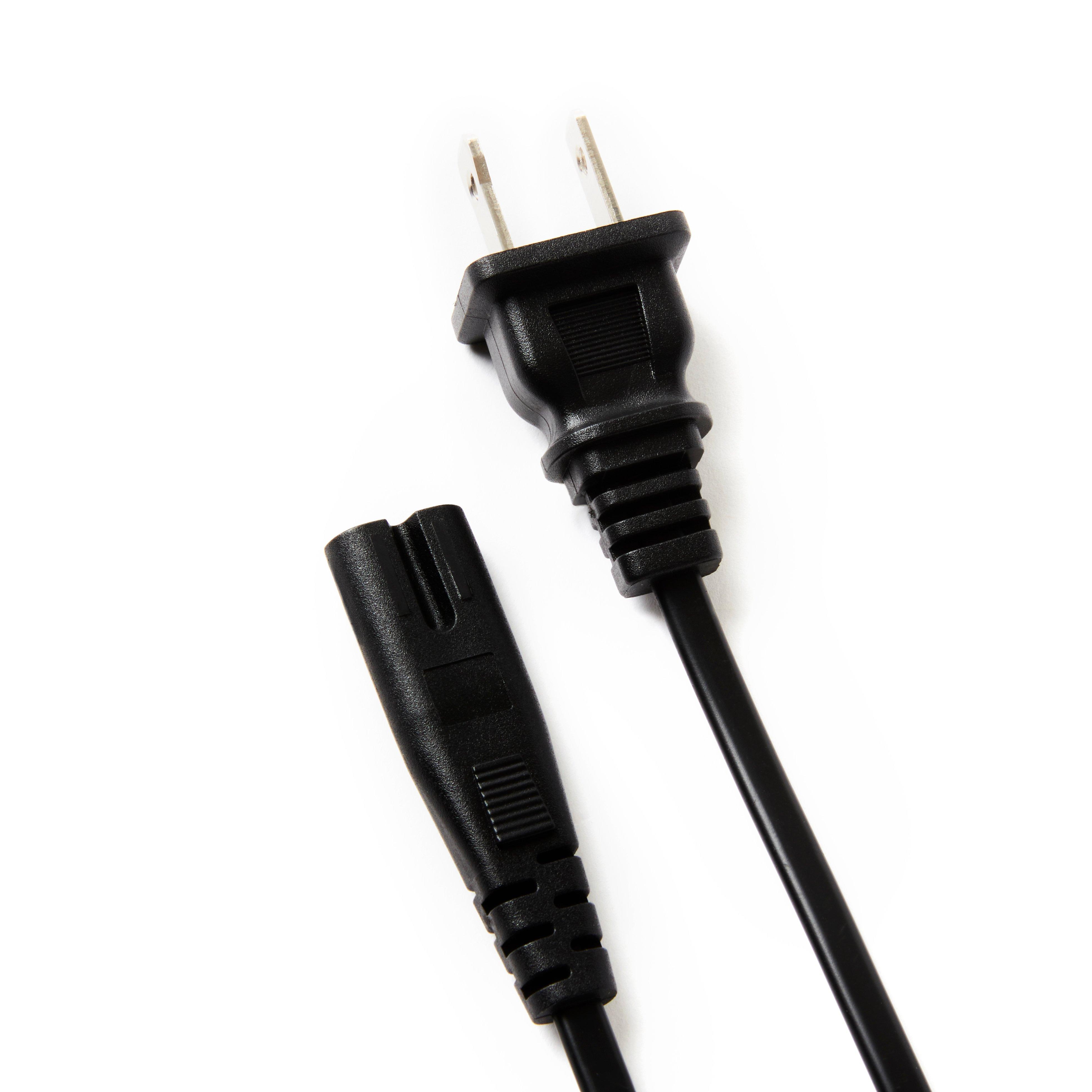 Atrix Universal AC Power Cable PVC 10ft Black GameStop