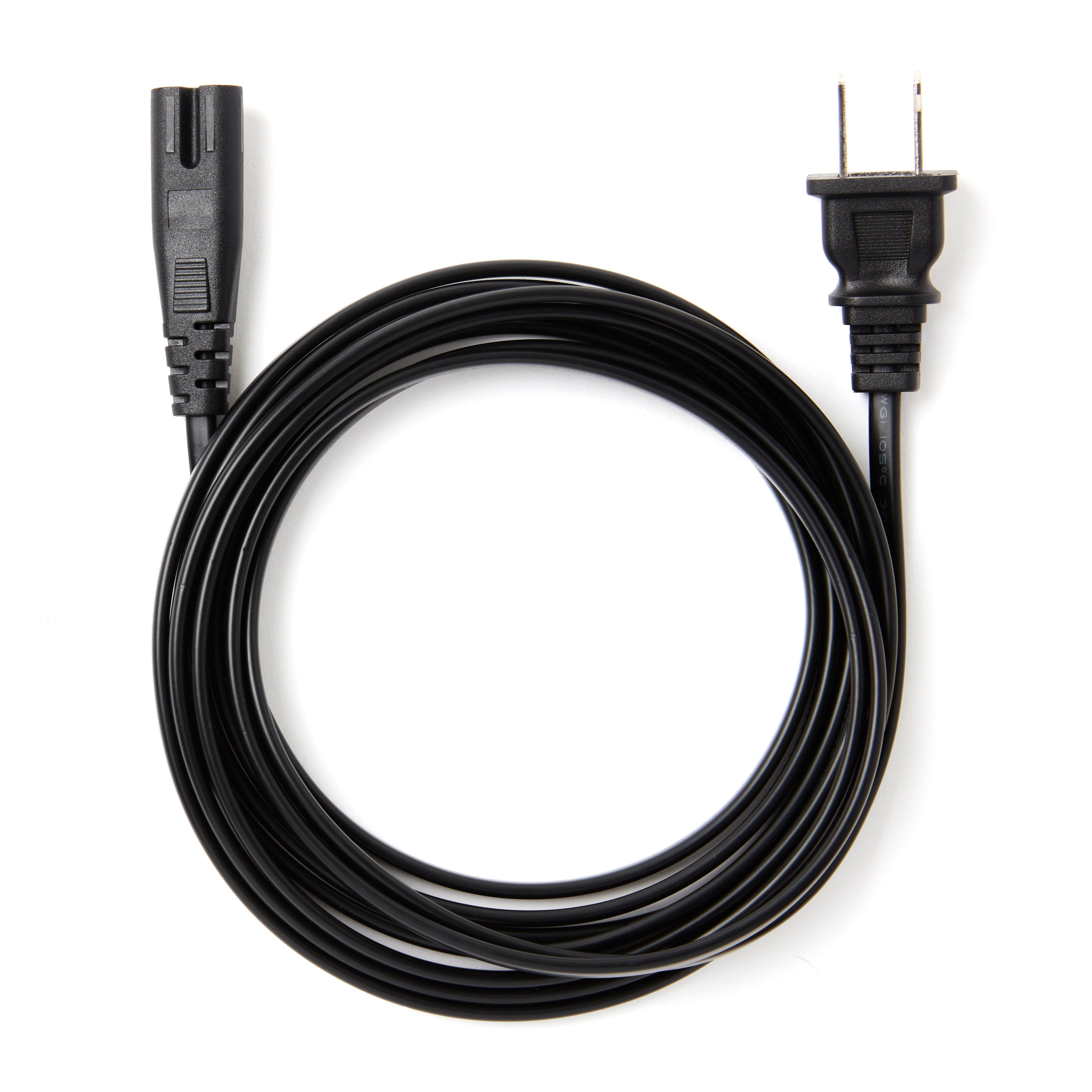 Atrix Universal AC Power Cable PVC 10ft Black