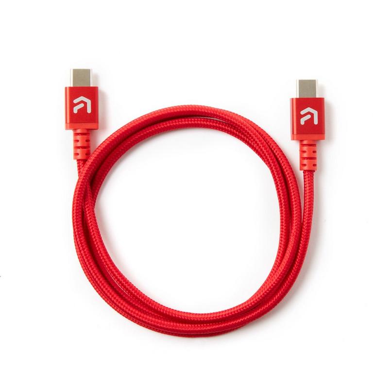 Atrix USB-C to USB-C Braided Nylon 6ft Red