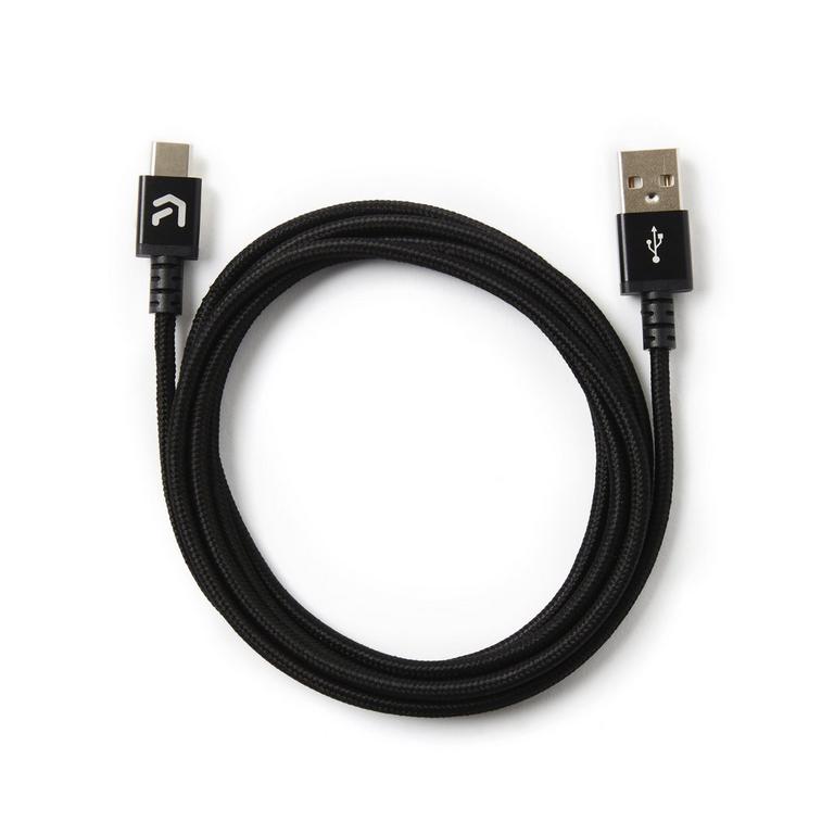 Atrix USB-A to USB-C Braided Nylon 6ft Black