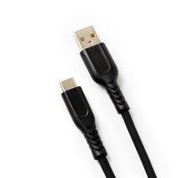 list item 1 of 2 Atrix USB-A to USB-C Liquid Silicone 6ft Black